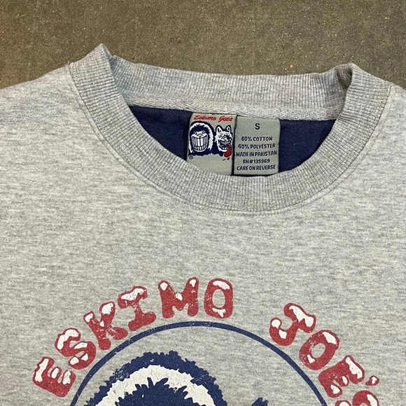 Vintage Eskimo Joes Crewneck Graphic Sweatshirt - Picture 3 of 7